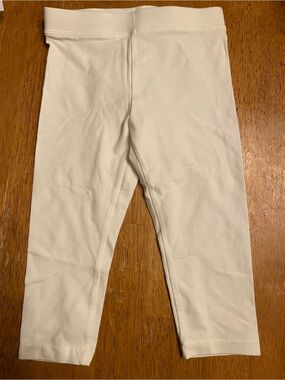 Crewcuts White Girls' Stretch Cotton Leggings